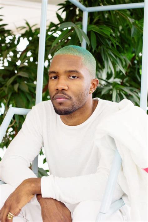 frank ocean dyed hair.